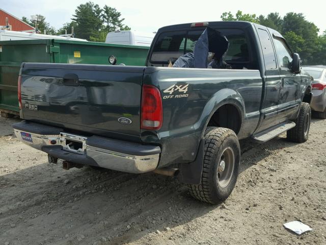 1FTSX31S61EC98015 - 2001 FORD F350 SRW S GREEN photo 4