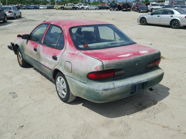 1Y1SK5366RZ072583 - 1994 GEO PRIZM BASE 蓝色 照片 3