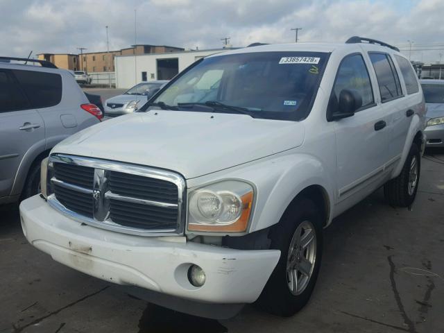 1D4HD58D15F513924 - 2005 DODGE DURANGO LI WHITE photo 2