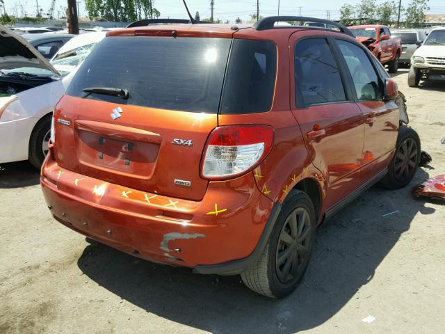 JS2YB5A39A6311336 - 2010 SUZUKI SX4 BASE ORANGE photo 4