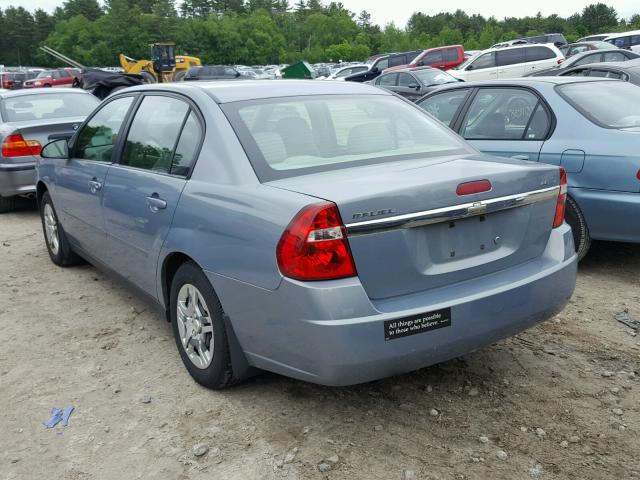 1G1ZS58F97F154990 - 2007 CHEVROLET MALIBU LS ლურჯი ფოტო 3