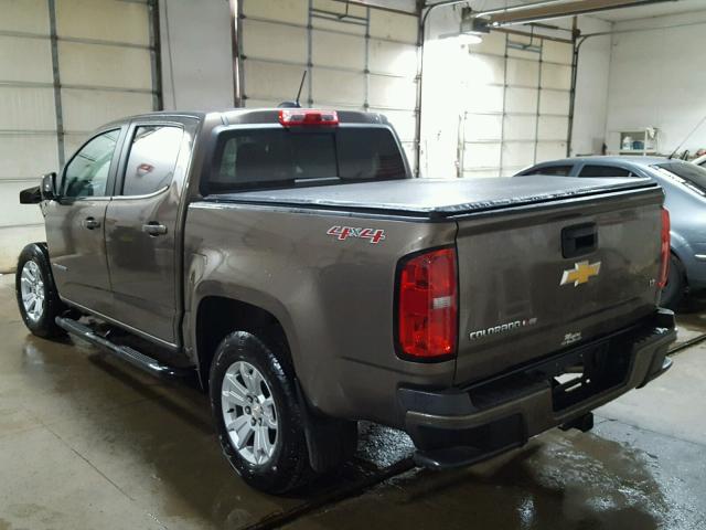 1GCGTCEN5H1188662 - 2017 CHEVROLET COLORADO L BROWN photo 3