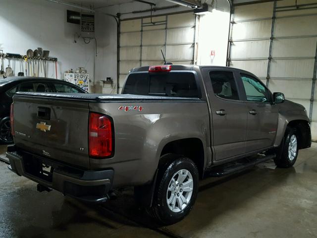 1GCGTCEN5H1188662 - 2017 CHEVROLET COLORADO L BROWN photo 4