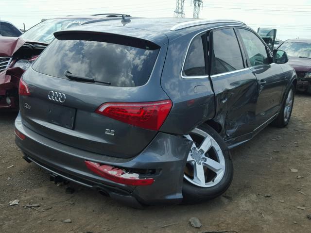 WA1WKAFP5CA025435 - 2012 AUDI Q5 PRESTIG GRAY photo 4