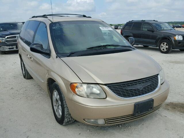 2C8GP54L51R372564 - 2001 CHRYSLER TOWN & COU TAN photo 1