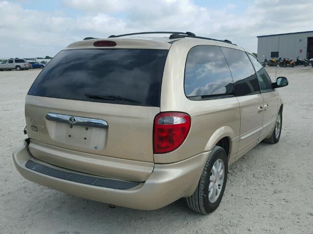 2C8GP54L51R372564 - 2001 CHRYSLER TOWN & COU TAN photo 4