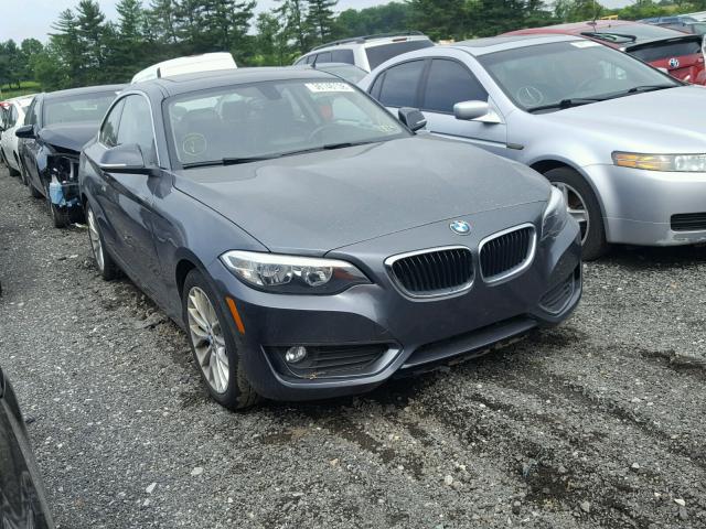 WBA1F5C57EVV98909 - 2014 BMW 228 I GRAY photo 1