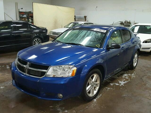 1B3LC56B69N508971 - 2009 DODGE AVENGER SX BLUE photo 2