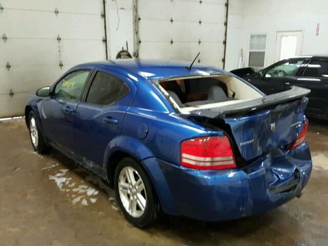 1B3LC56B69N508971 - 2009 DODGE AVENGER SX BLUE photo 3