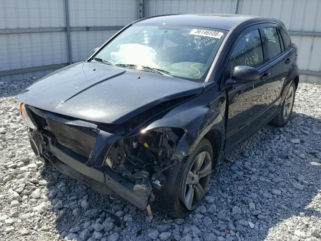 1B3CB3HA7AD615520 - 2010 DODGE CALIBER MA BLACK photo 2