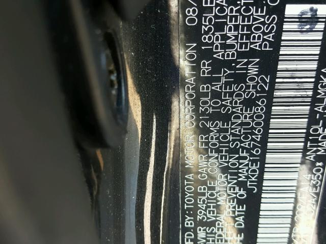 JTKDE167460086122 - 2006 TOYOTA SCION TC 灰色 照片 10