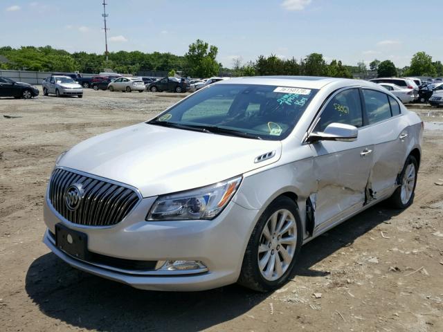 1G4GB5G39FF267208 - 2015 BUICK LACROSSE SILVER photo 2