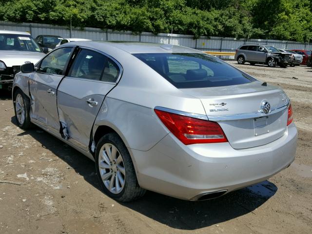 1G4GB5G39FF267208 - 2015 BUICK LACROSSE SILVER photo 3