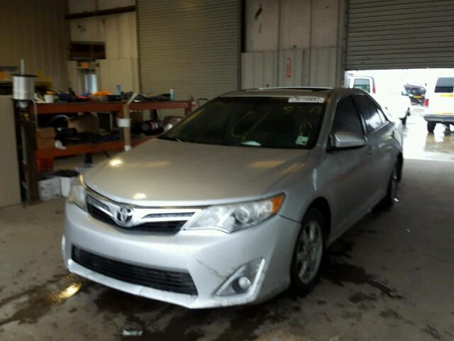 4T4BF1FK9ER442153 - 2014 TOYOTA CAMRY L SILVER photo 2