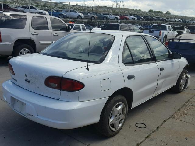 1G1JC524517223385 - 2001 CHEVROLET CAVALIER B WHITE photo 4