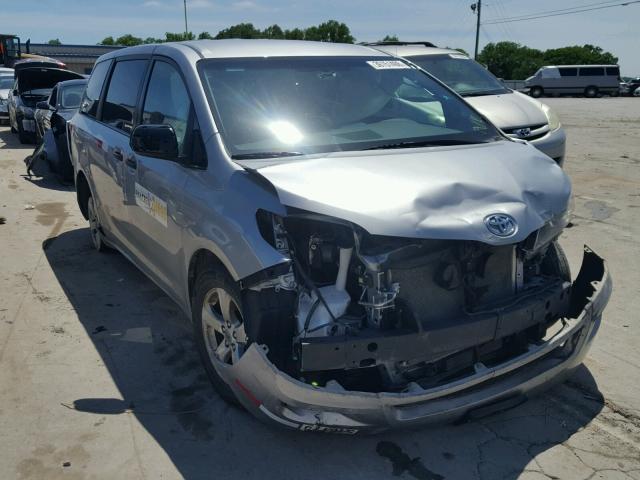 5TDZK3DC6GS720627 - 2016 TOYOTA SIENNA BAS SILVER photo 1