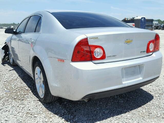 1G1ZA5EU4BF349510 - 2011 CHEVROLET MALIBU SILVER photo 3