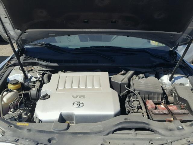 4T1BK46K57U034985 - 2007 TOYOTA CAMRY NEW SILVER photo 7