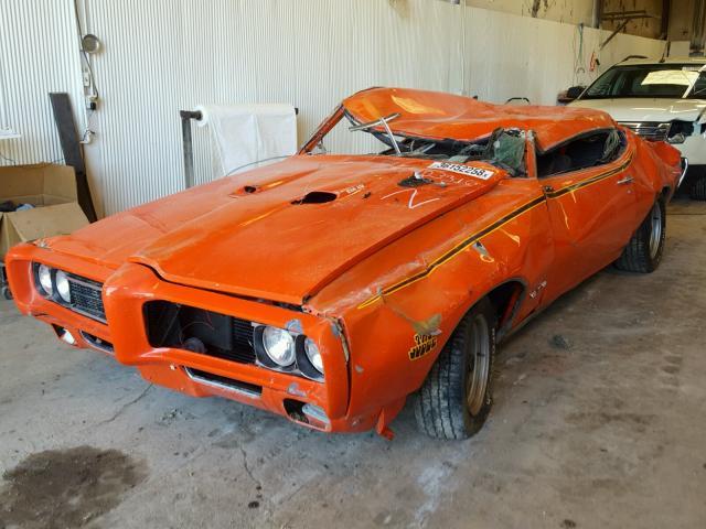 242379Z103316 - 1969 PONTIAC GTO ORANGE photo 2