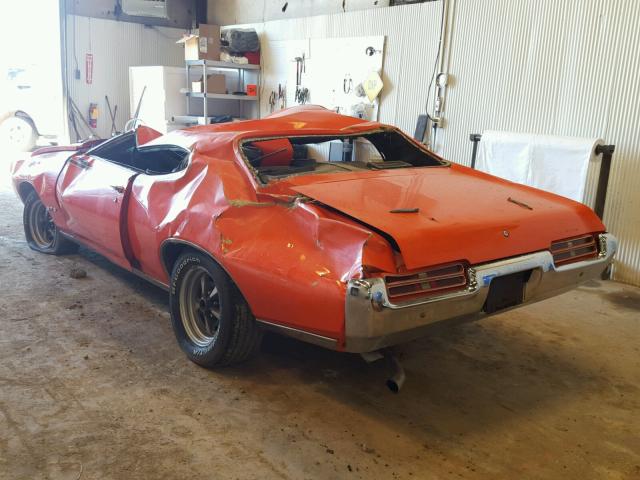 242379Z103316 - 1969 PONTIAC GTO ORANGE photo 3