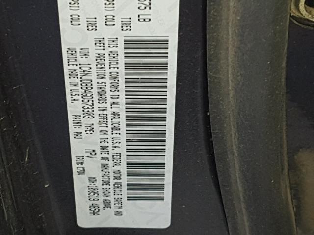 1C4NJDBB4GD573303 - 2016 JEEP COMPASS SP GRAY photo 10