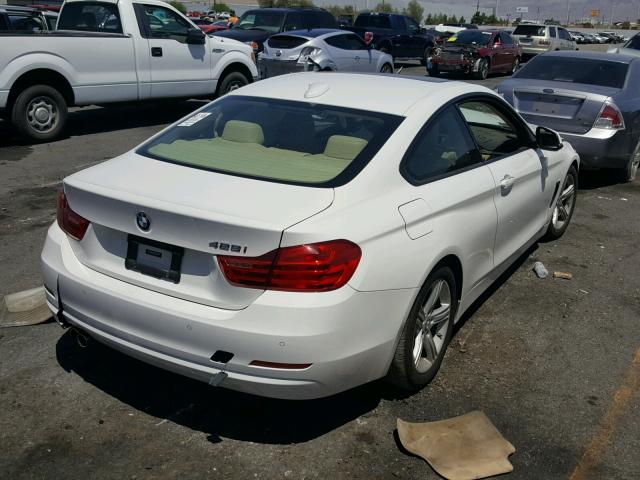 WBA3N7C58EF719416 - 2014 BMW 428 I WHITE photo 4
