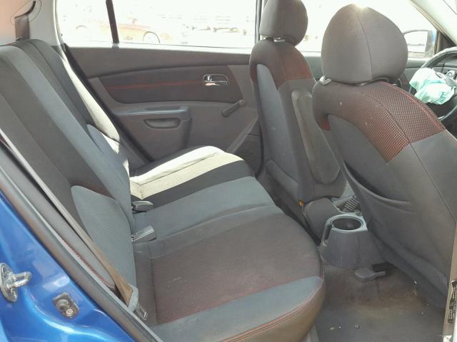 KNADE163376202166 - 2007 KIA RIO 5 SX BLUE photo 6