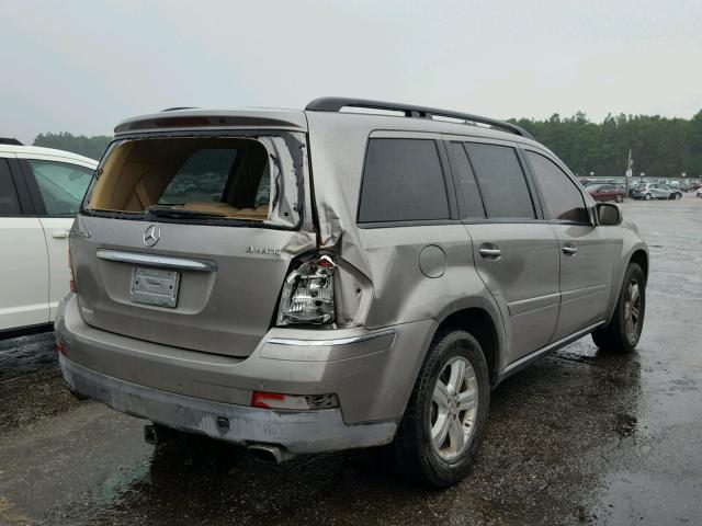 4JGBF71E57A207199 - 2007 MERCEDES-BENZ GL 450 4MA SILVER photo 4