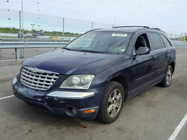 2C8GF68414R302012 - 2004 CHRYSLER PACIFICA BLUE photo 2