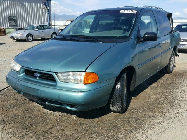 2FMZA5142WBC22867 - 1998 FORD WINDSTAR W BLUE photo 2