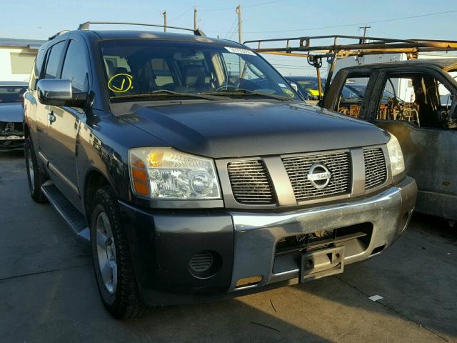 5N1AA08A34N740922 - 2004 NISSAN ARMADA SE GRAY photo 1