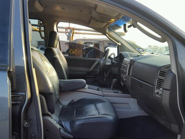 5N1AA08A34N740922 - 2004 NISSAN ARMADA SE GRAY photo 5