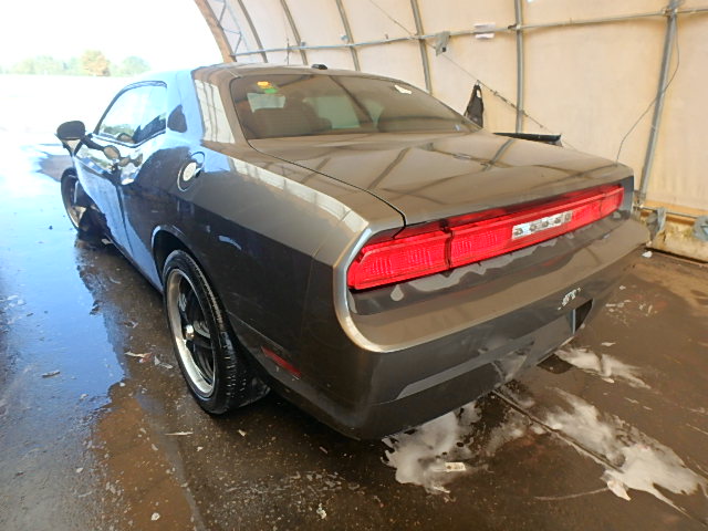 2B3LJ44V09H542765 - 2009 DODGE CHALLENGER CHARCOAL photo 3