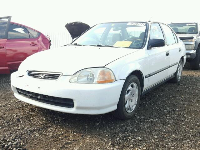 JHMEJ6574VS021679 - 1997 HONDA CIVIC LX WHITE photo 2