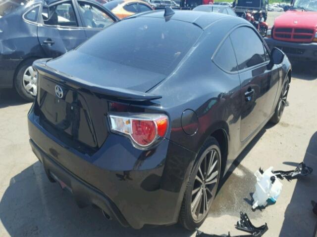 JF1ZNAA13F9707674 - 2015 TOYOTA SCION FR-S BLACK photo 4