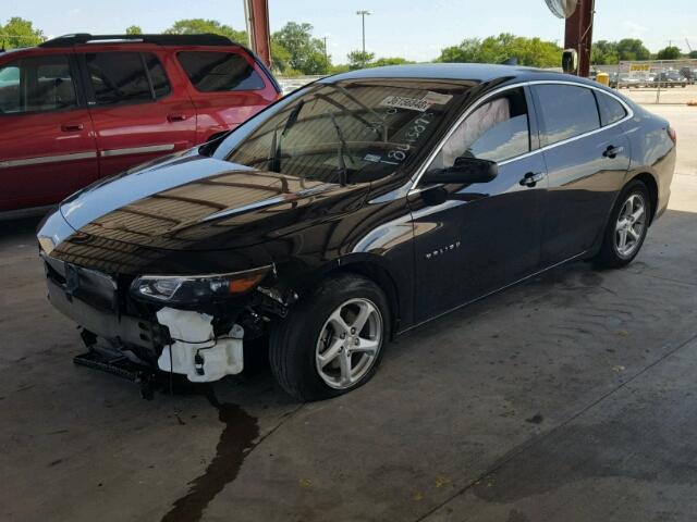 1G1ZB5ST7GF215963 - 2016 CHEVROLET MALIBU LS შავი ფოტო 2