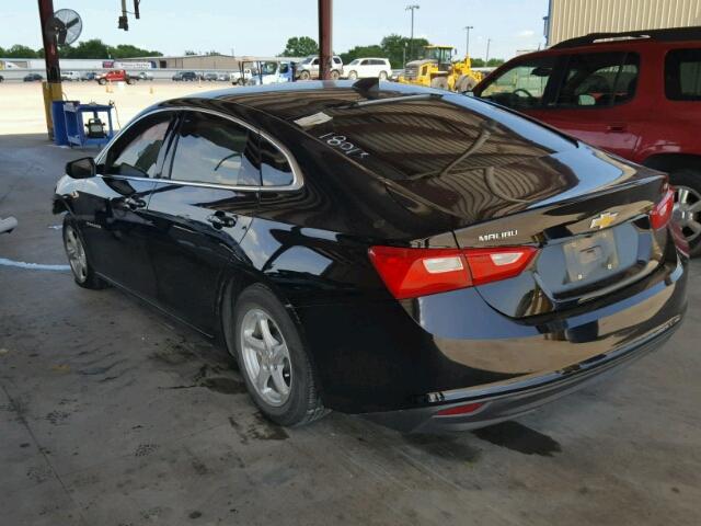 1G1ZB5ST7GF215963 - 2016 CHEVROLET MALIBU LS შავი ფოტო 3