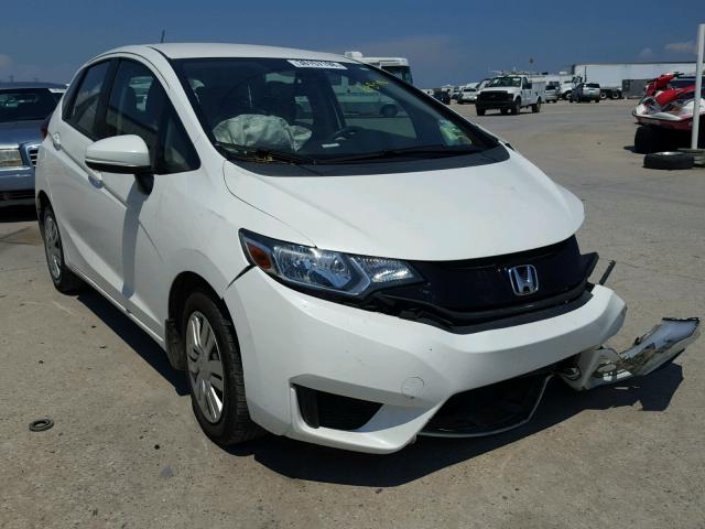 3HGGK5G58FM750275 - 2015 HONDA FIT LX WHITE photo 1