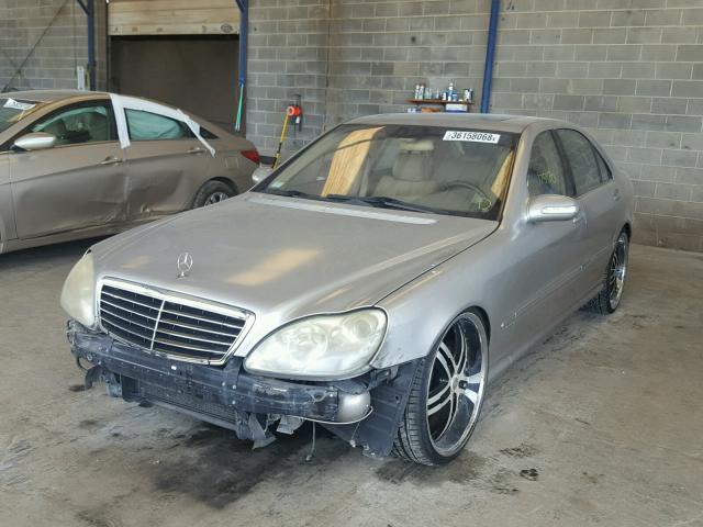 WDBNG70J53A373339 - 2003 MERCEDES-BENZ S 430 SILVER photo 2