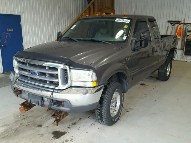 1FTSX31F92EA78193 - 2002 FORD F350 SRW S GRAY photo 2