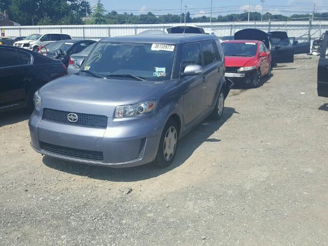 JTLZE4FE0A1116723 - 2010 TOYOTA SCION XB BLUE photo 2