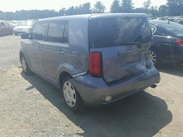 JTLZE4FE0A1116723 - 2010 TOYOTA SCION XB BLUE photo 3