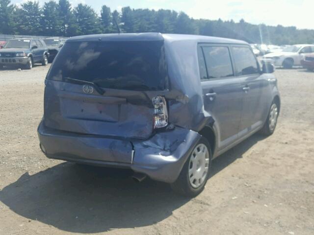JTLZE4FE0A1116723 - 2010 TOYOTA SCION XB BLUE photo 4