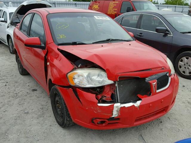 KL2TW556X7B039153 - 2007 PONTIAC WAVE LT RED photo 1