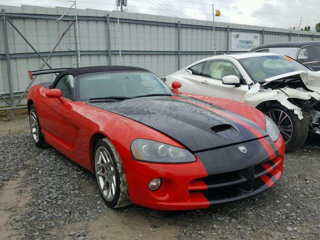 1B3JZ65ZX4V100217 - 2004 DODGE VIPER SRT- RED photo 1