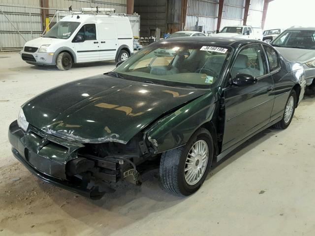 2G1WW12E429237325 - 2002 CHEVROLET MONTE CARL 绿色 照片 2