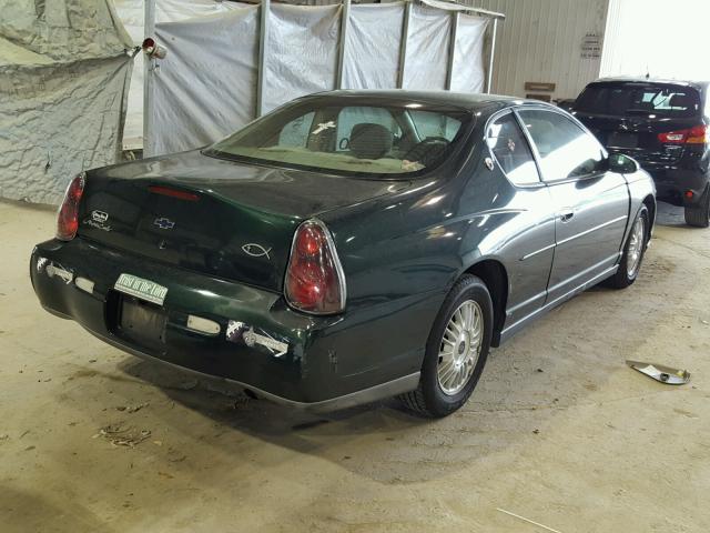 2G1WW12E429237325 - 2002 CHEVROLET MONTE CARL 绿色 照片 4