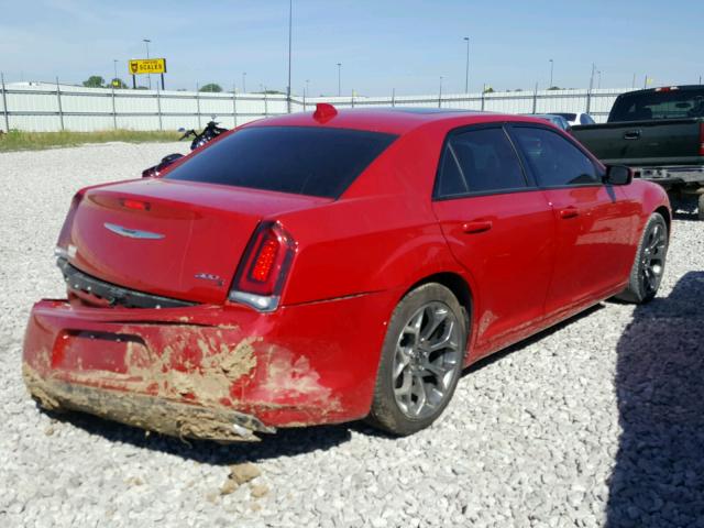 2C3CCABG5FH893876 - 2015 CHRYSLER 300 S RED photo 4