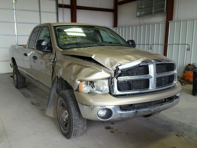 3D7KU28C83G851993 - 2003 DODGE RAM 2500 S GOLD photo 1