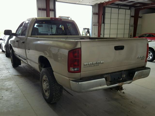 3D7KU28C83G851993 - 2003 DODGE RAM 2500 S GOLD photo 3